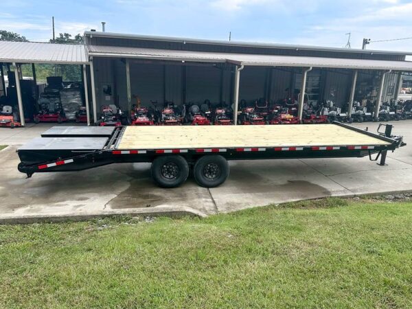 8.5x25 IBeam Deckover Trailer DoveTail (2) 7K Axles King Kong Ramps 14k GVWR - Image 6