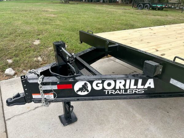 8.5x25 IBeam Deckover Trailer DoveTail (2) 7K Axles King Kong Ramps 14k GVWR - Image 9