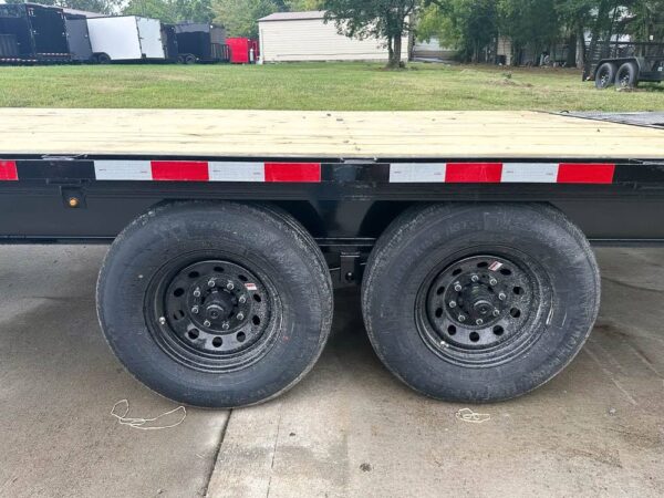 8.5x25 IBeam Deckover Trailer DoveTail (2) 7K Axles King Kong Ramps 14k GVWR - Image 12
