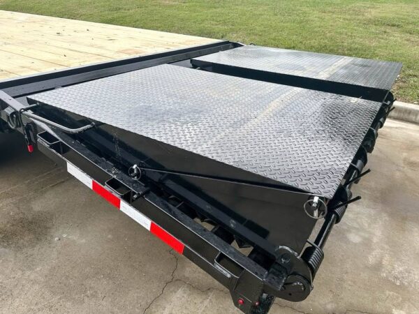 8.5x25 IBeam Deckover Trailer DoveTail (2) 7K Axles King Kong Ramps 14k GVWR - Image 13