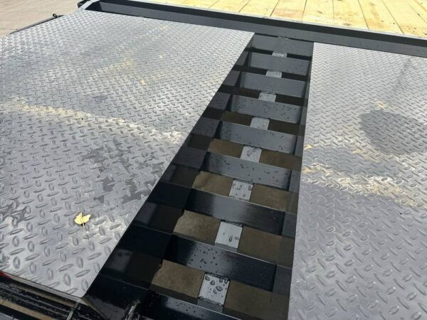 8.5x25 IBeam Deckover Trailer DoveTail (2) 7K Axles King Kong Ramps 14k GVWR - Image 14