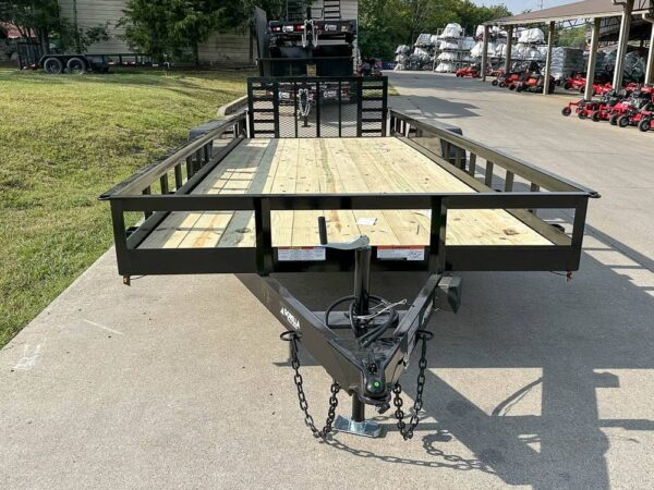 7x20 Heavy Duty Dovetail Utility Trailer (2) 5,200lb Axles with Brakes - Image 3