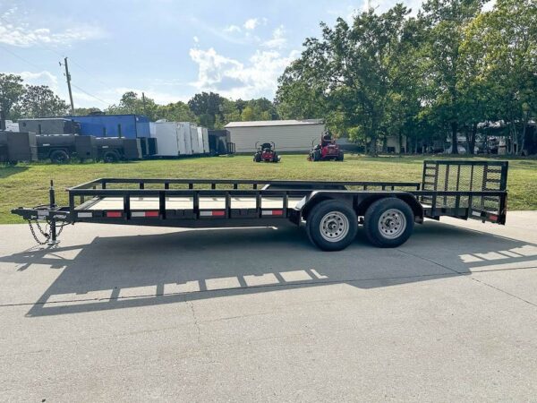 7x20 Heavy Duty Dovetail Utility Trailer (2) 5,200lb Axles with Brakes - Image 5