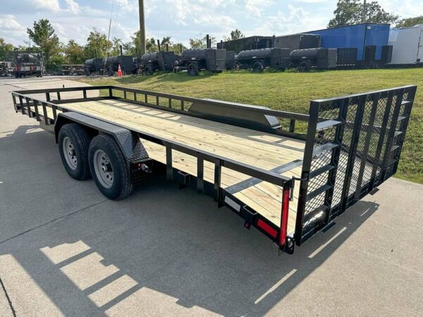7x20 Heavy Duty Dovetail Utility Trailer (2) 5,200lb Axles with Brakes - Image 6