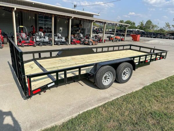 7x20 Heavy Duty Dovetail Utility Trailer (2) 5,200lb Axles with Brakes - Image 8