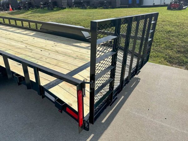 7x20 Heavy Duty Dovetail Utility Trailer (2) 5,200lb Axles with Brakes - Image 13