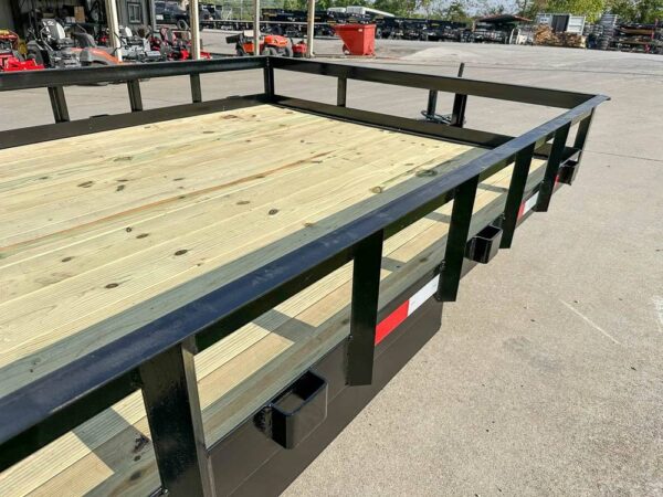7x20 Heavy Duty Dovetail Utility Trailer (2) 5,200lb Axles with Brakes - Image 15