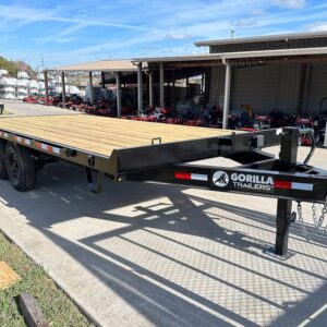 8.5x18 Deckover Trailer (2) 7,000lb Axles with Slide Out Ramps