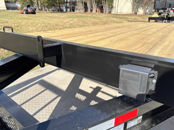 8.5x18 Deckover Trailer (2) 7,000lb Axles with Slide Out Ramps - Image 12