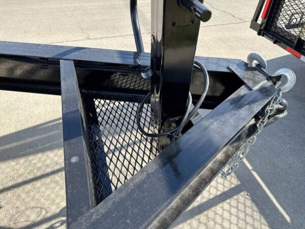 8.5x18 Deckover Trailer (2) 7,000lb Axles with Slide Out Ramps - Image 16