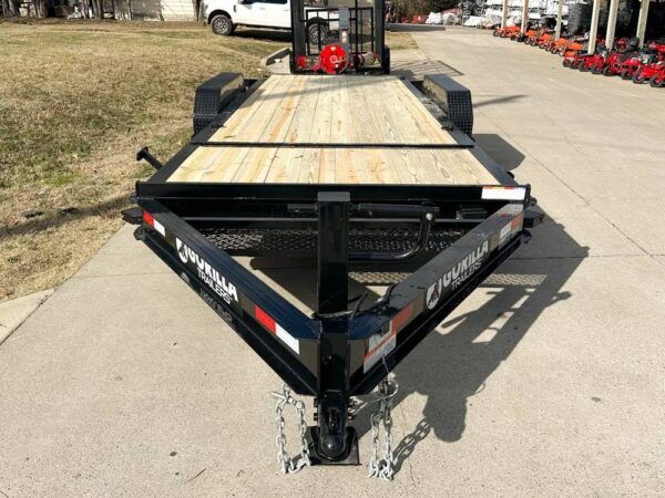 7x20 Heavy Duty Hydraulic Tilt Car Hauler Trailer (2) 7K Axles - Image 4