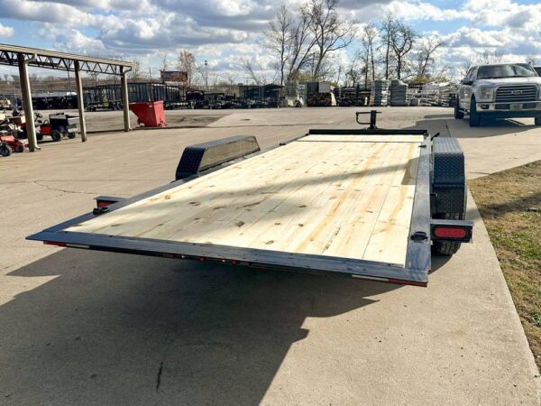 7x20 Heavy Duty Hydraulic Tilt Car Hauler Trailer (2) 7K Axles - Image 7