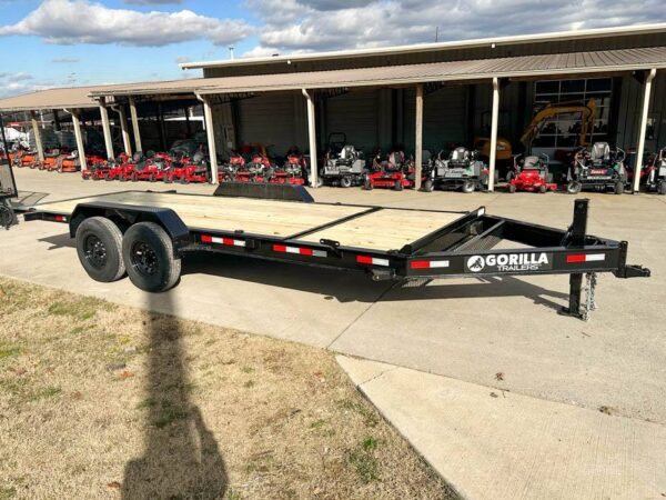 7x20 Heavy Duty Hydraulic Tilt Car Hauler Trailer (2) 7K Axles - Image 9