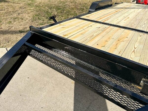 7x20 Heavy Duty Hydraulic Tilt Car Hauler Trailer (2) 7K Axles - Image 12