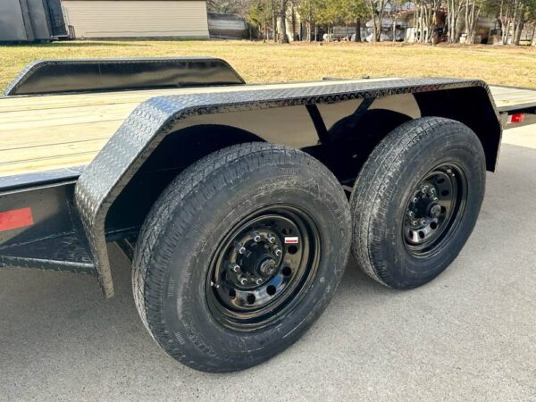 7x20 Heavy Duty Hydraulic Tilt Car Hauler Trailer (2) 7K Axles - Image 15
