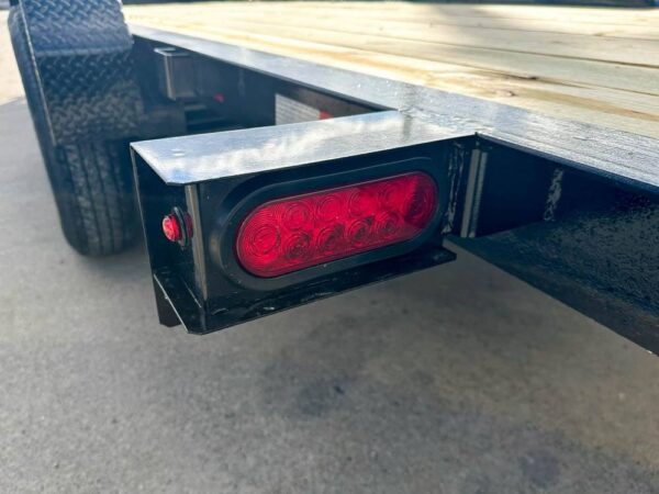 7x20 Heavy Duty Hydraulic Tilt Car Hauler Trailer (2) 7K Axles - Image 16