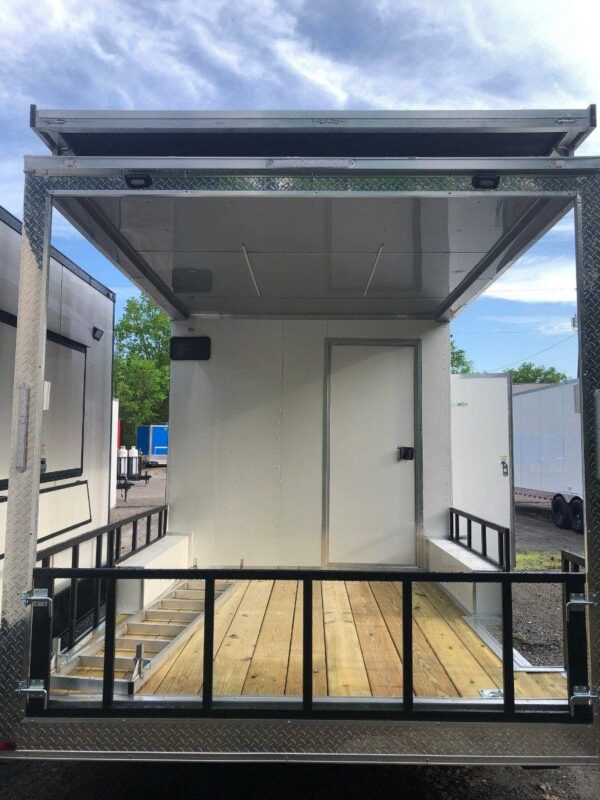 Custom 8.5' X 20' White Drone Trailer - Image 4