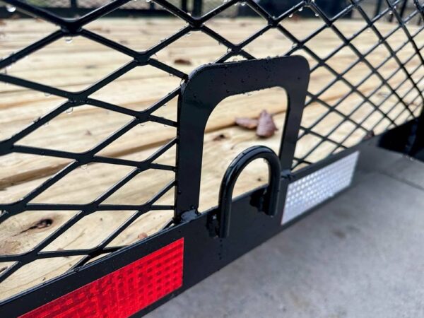 7x20 Powder Coated Utility Trailer with Side Gate and 18" Mesh (2) 3,500lb Axles - Image 11