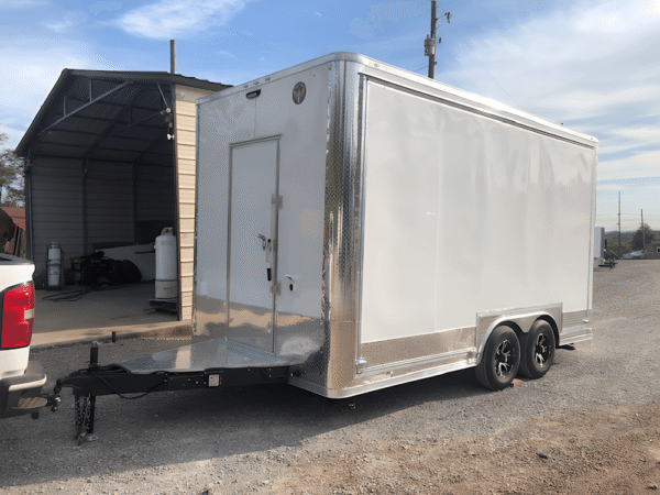 8.5' X 16' Concession Trailer White Food Event Catering Vending - Image 2
