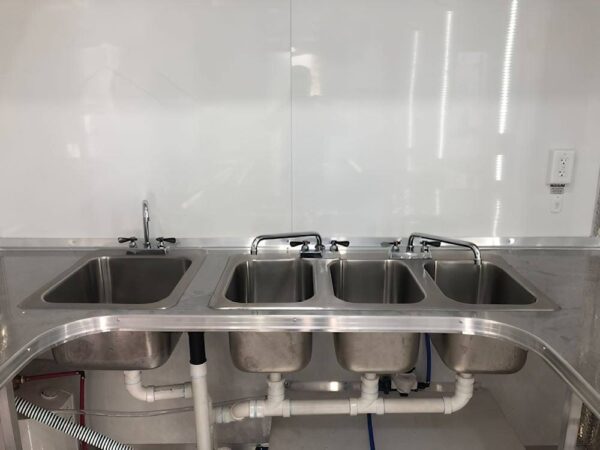 8.5' X 16' Concession Trailer White Food Event Catering Vending - Image 6