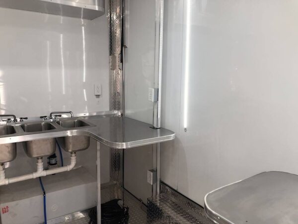 8.5' X 16' Concession Trailer White Food Event Catering Vending - Image 8