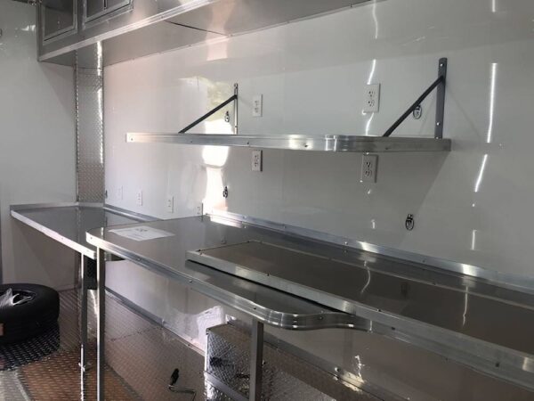 8.5' X 16' Concession Trailer White Food Event Catering Vending - Image 11
