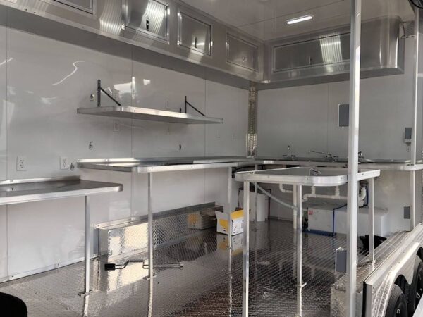 8.5' X 16' Concession Trailer White Food Event Catering Vending - Image 18