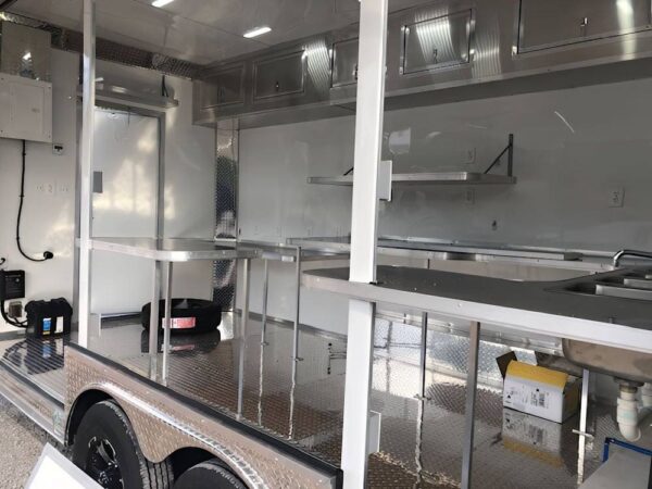 8.5' X 16' Concession Trailer White Food Event Catering Vending - Image 17