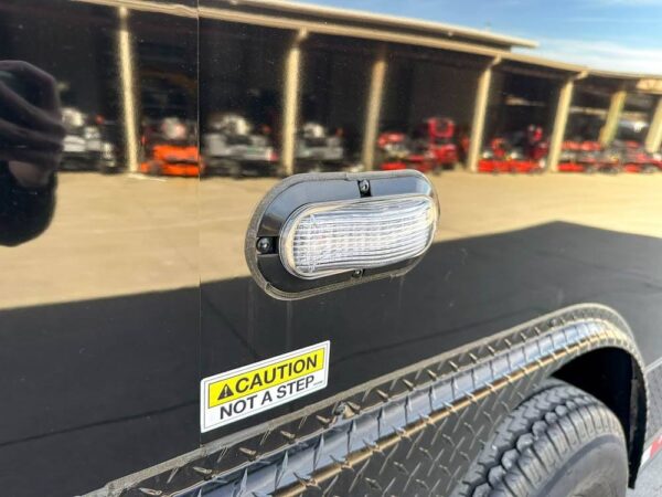 8.5x28 Black V-Nose Enclosed Trailer with Blackout Pkg (2) 7K Axles - Image 14