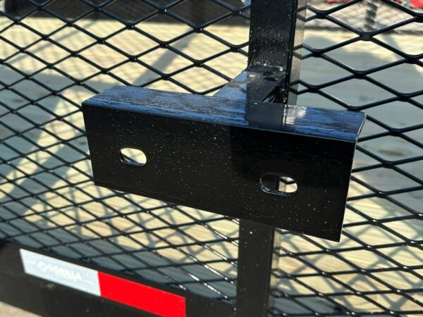 7x14 Powder Coated Dovetail Utility Trailer 4ft Mesh Sides (2) 3,500lb Axles - Image 14