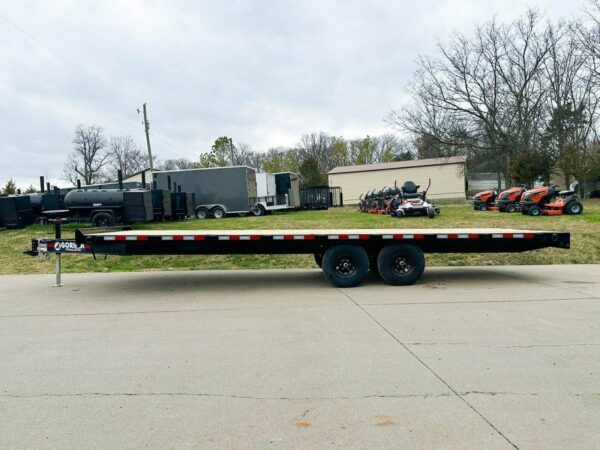 8.5x24 IBeam Deckover Equipment Trailer Straight Deck (2) 5200lb Axles - Image 4