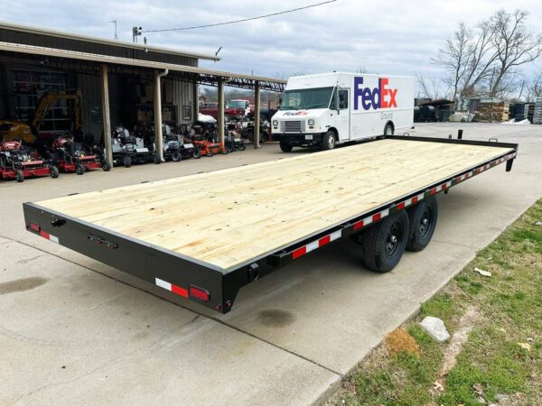 8.5x24 IBeam Deckover Equipment Trailer Straight Deck (2) 5200lb Axles - Image 8