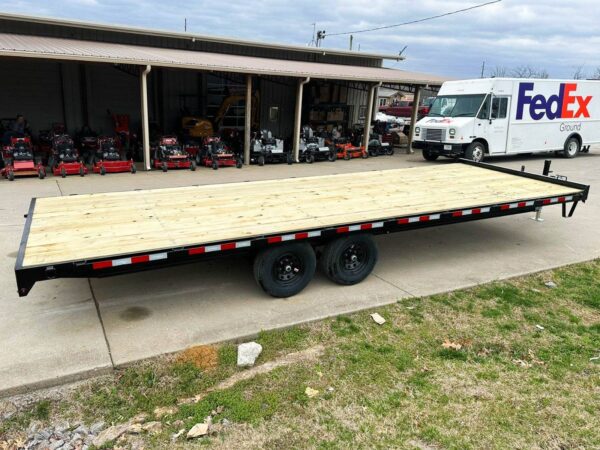 8.5x24 IBeam Deckover Equipment Trailer Straight Deck (2) 5200lb Axles - Image 9