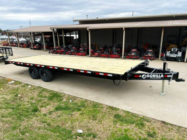 8.5x24 IBeam Deckover Equipment Trailer Straight Deck (2) 5200lb Axles - Image 11