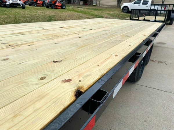 8.5x24 IBeam Deckover Equipment Trailer Straight Deck (2) 5200lb Axles - Image 16