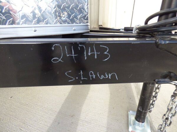5x12 Black V-Nose Enclosed Equipment Hauler - Image 13