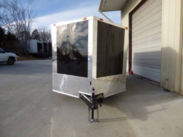 5x12 Black V-Nose Enclosed Equipment Hauler - Image 2