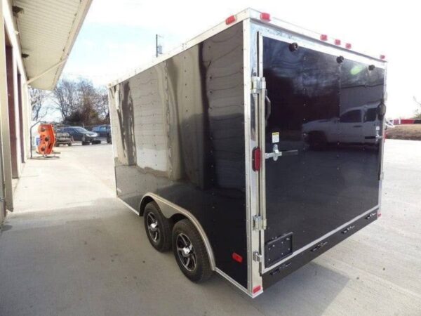 5x12 Black V-Nose Enclosed Equipment Hauler - Image 4