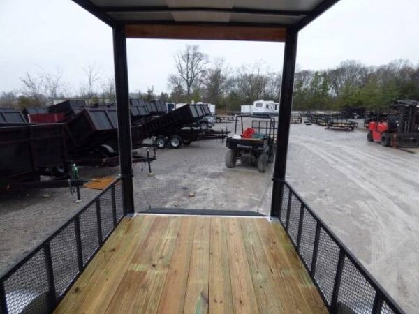 Enclosed Trailer 7' x 20' Red Hybrid Motorcycle Event Trailer - Image 6