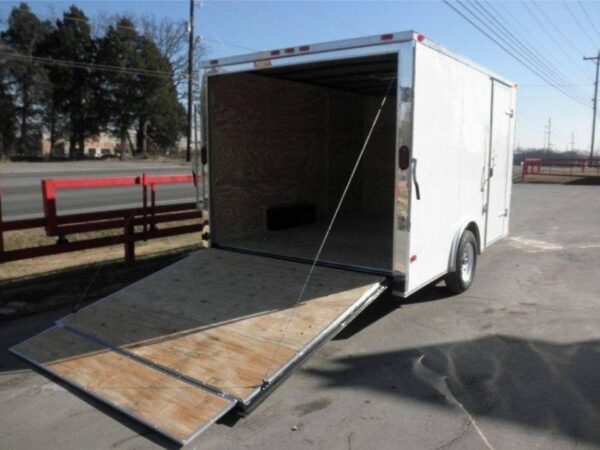 8.5x12 V-Nose Enclosed Trailer 3,500lb Axle Storage - Image 8