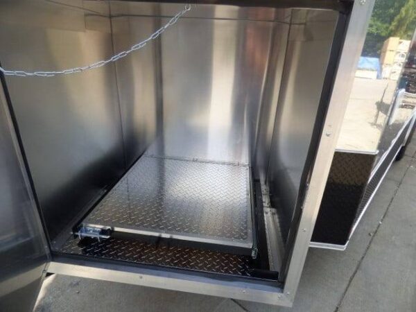 8.5' x 16' Indigo Blue Event Catering Concession Food Trailer - Image 9