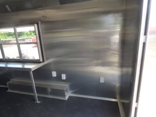 8.5' x 16' Indigo Blue Event Catering Concession Food Trailer - Image 27