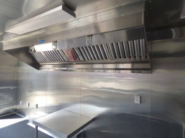 8.5' x 16' Indigo Blue Event Catering Concession Food Trailer - Image 2