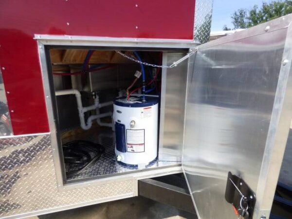 8.5' x 16' Concession Trailer Red Food With Appliances - Image 63