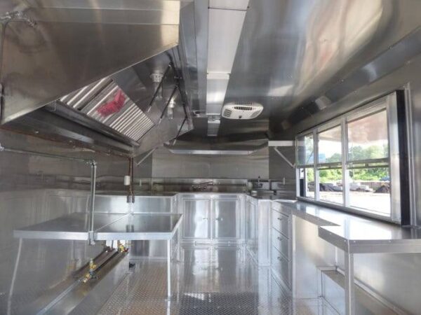 8.5' x 16' Concession Trailer Red Food With Appliances - Image 41