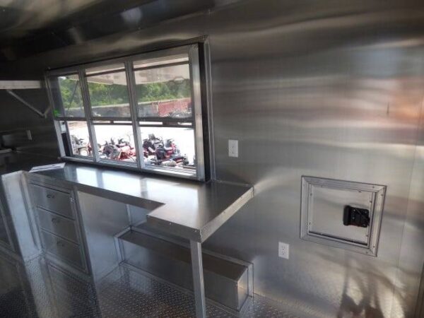 8.5' x 16' Concession Trailer Red Food With Appliances - Image 14