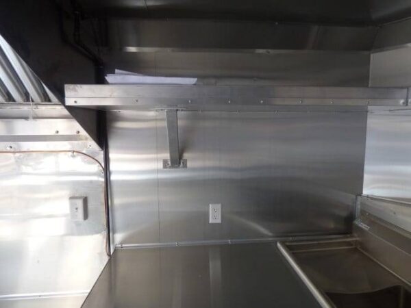 8.5' x 16' Concession Trailer Red Food With Appliances - Image 34