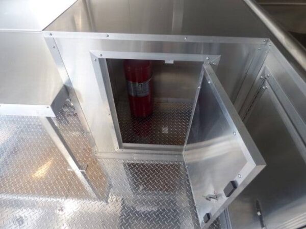 8.5' x 16' Concession Trailer Red Food With Appliances - Image 10