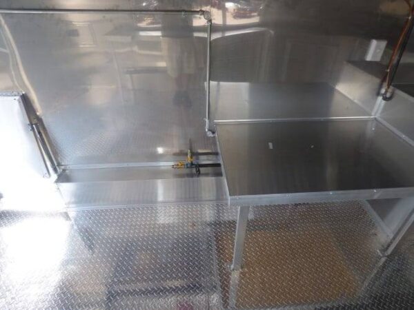 8.5' x 16' Concession Trailer Red Food With Appliances - Image 77