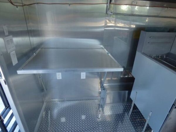 8.5' x 16' Concession Trailer Red Food With Appliances - Image 42